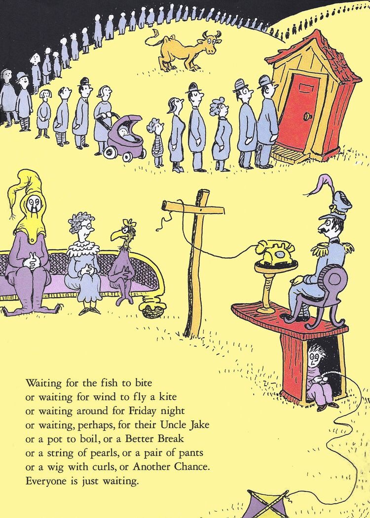 the waiting place.