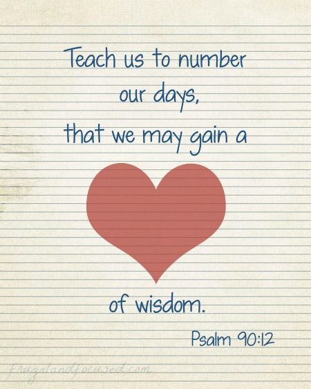 Lenten Day 9 – numbering our&nbsp;days
