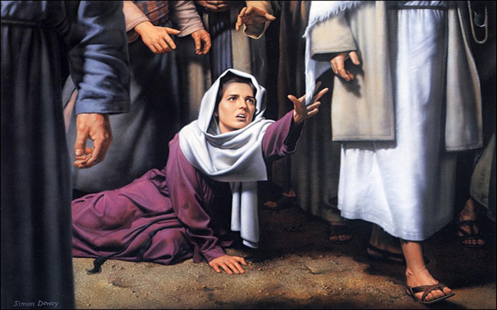 On day two of lent, thinking about Jesus and the woman with the issue of&nbsp;blood.