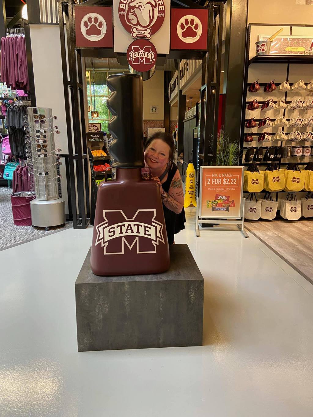 a happy surprise to start my fall semester. hail&nbsp;state.
