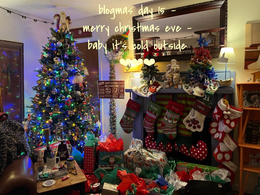blogmas day 15 – merry christmas eve – baby it’s cold&nbsp;outside